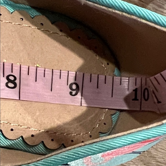 New Restricted Women's “Mint” Flamingo Slip-on Flats Size 7.5 Fun Tropical - Picture 6 of 12